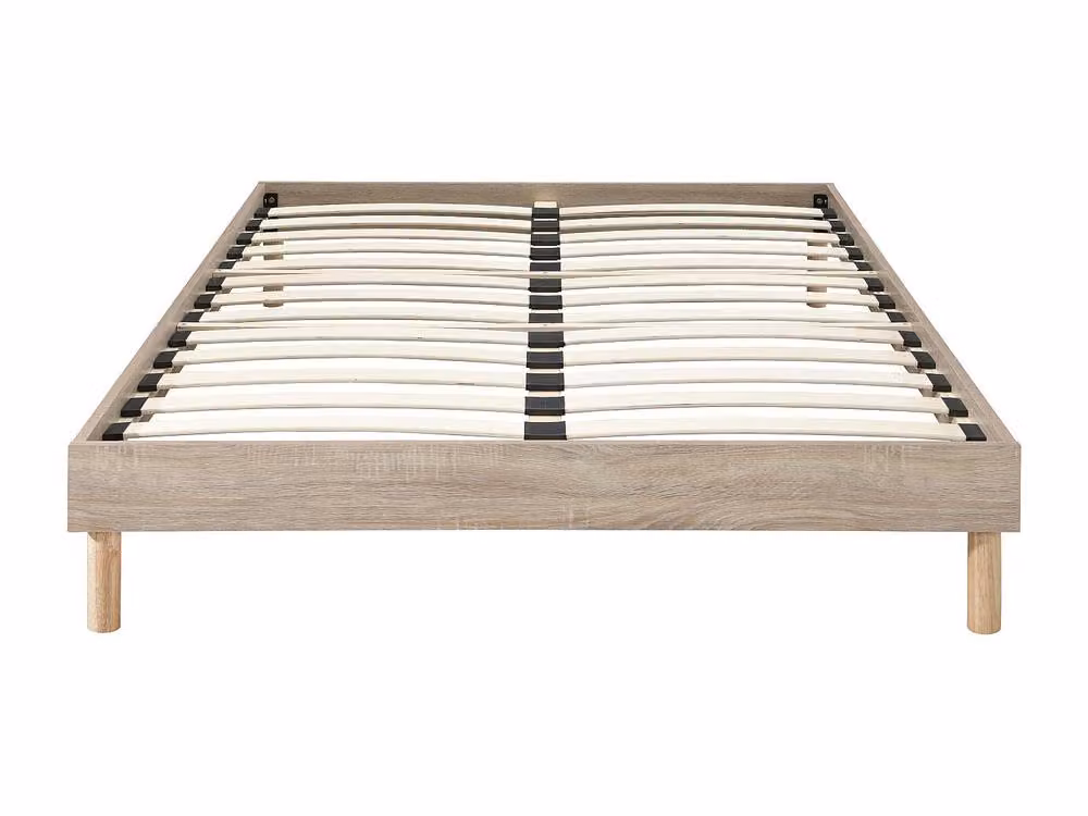 YSMÉE MUCHIGAN Slatted Bed Base in Light Oak, W/D/H: 160 x 200 cm – 2