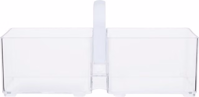 Orsina Versatile Clear Plastic Kitchen Organiser with Integrated Handle
