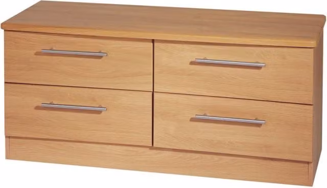 Welcome Furniture Sherwood 4 Drawer Bed Box in Brown