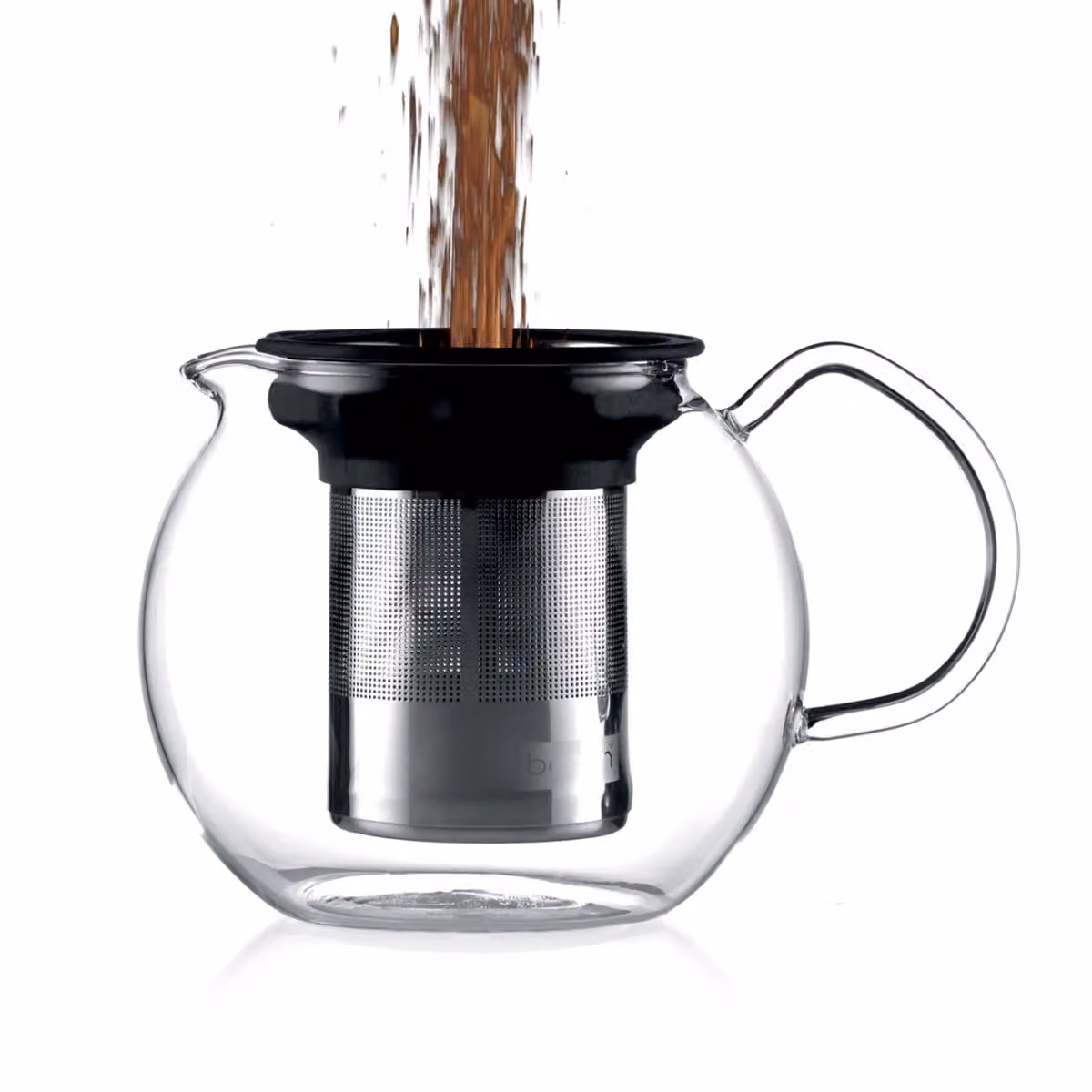 Bodum ASSAM Tea Press with Stainless Steel Filter in Metallic Silver, 1500ml – 2