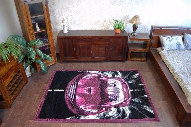 RugsX Pilly Rug in Purple, W/D: 140 x 190 cm – 3