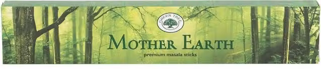 The Green Tree Mother Earth Masala Incense Sticks, Spicy and Floral, Brown