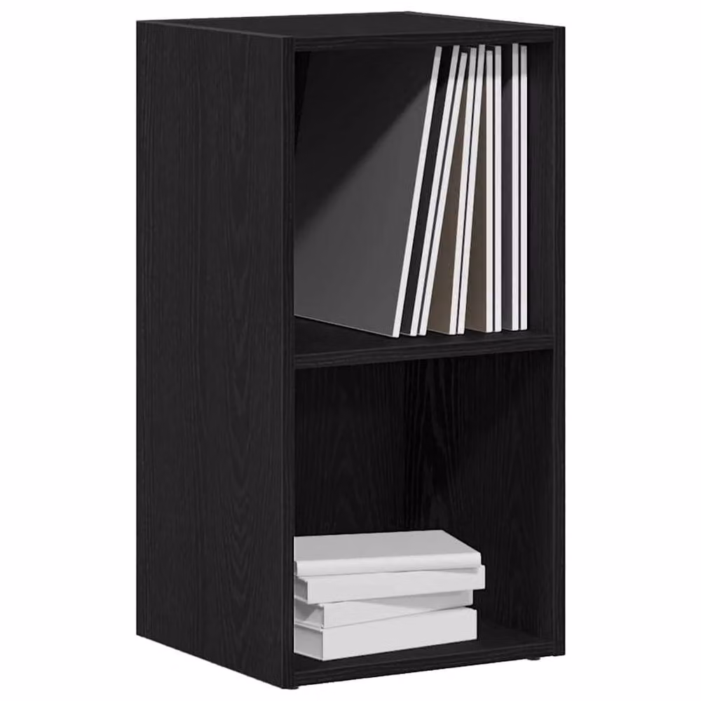 Berkfield Home LP Storage Box in Black Oak, W/D/H: 71 x 34 x 36 cm – 3