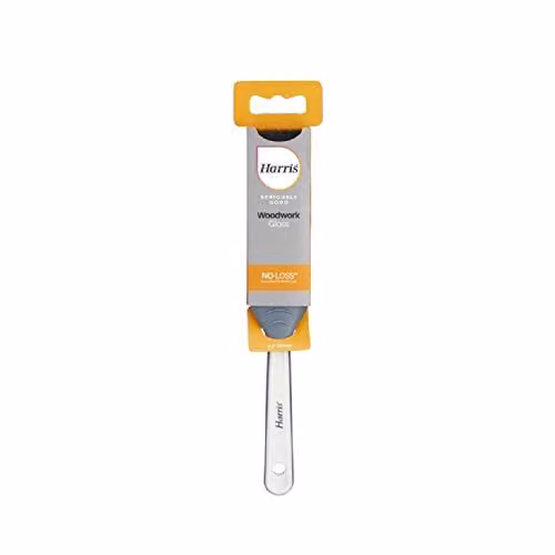 Harris Seriously Good Woodwork Flat Gloss Paint Brush, Grey and Multicolour, Width: 5.08 cm, Height: 50.8 cm