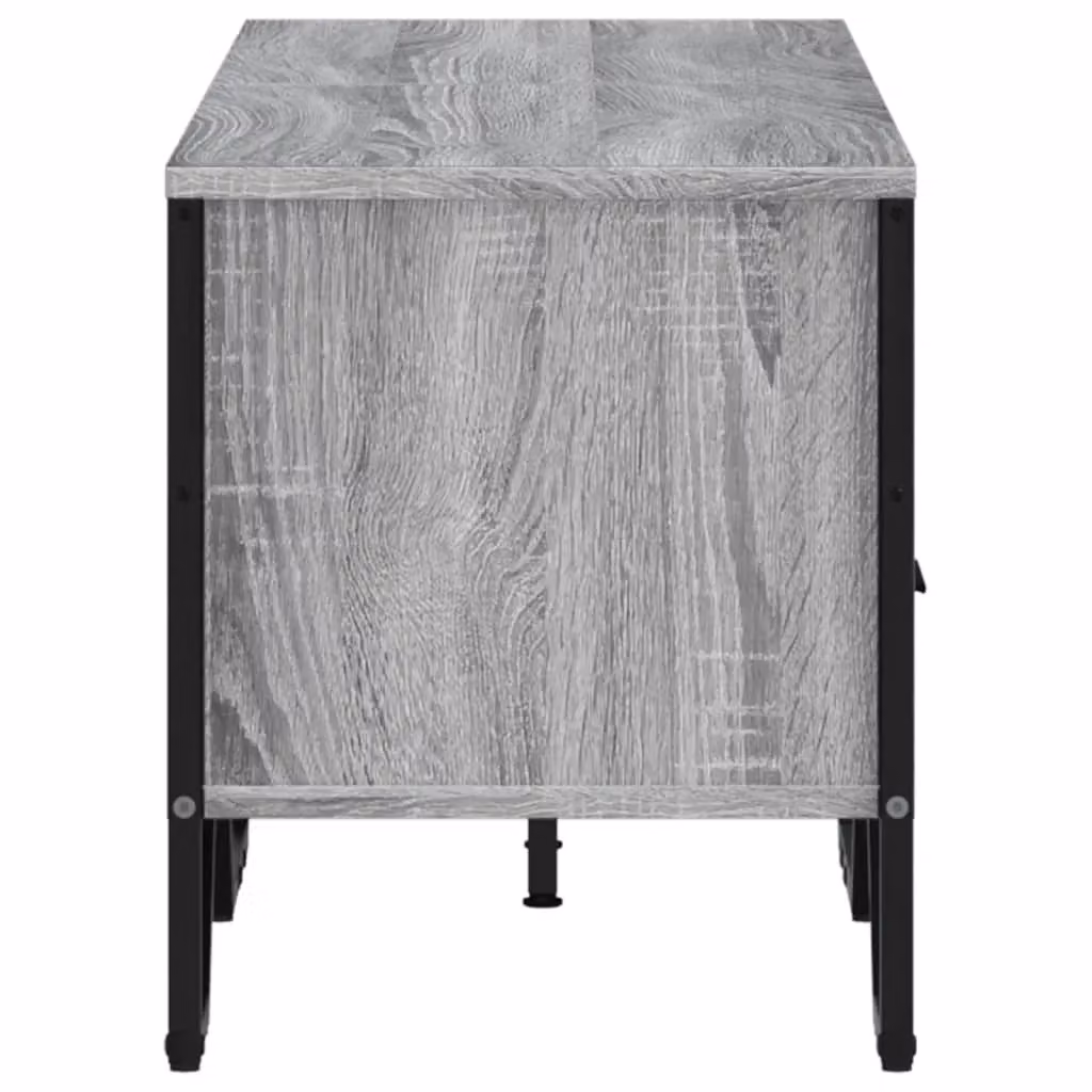 Berkfield Home Grey Sonoma TV Cabinet W/D/H: 122 x 34 x 41 cm – 4