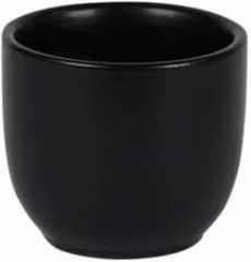 KDMD Hortus Cairo Ceramic Pot in Matt Black, 5 Pack, W/D/H: 8 x 8 x 7 cm