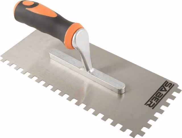 Saber Adhesive Spreading Trowel, Multicolour