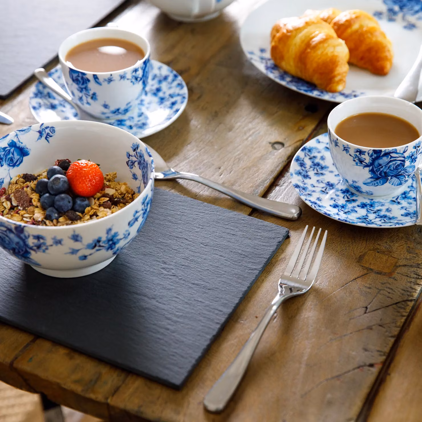 Creative Tops Natural Slate Placemats, Set of 2, Black, W: 29.5 cm, D: 21 cm – 5