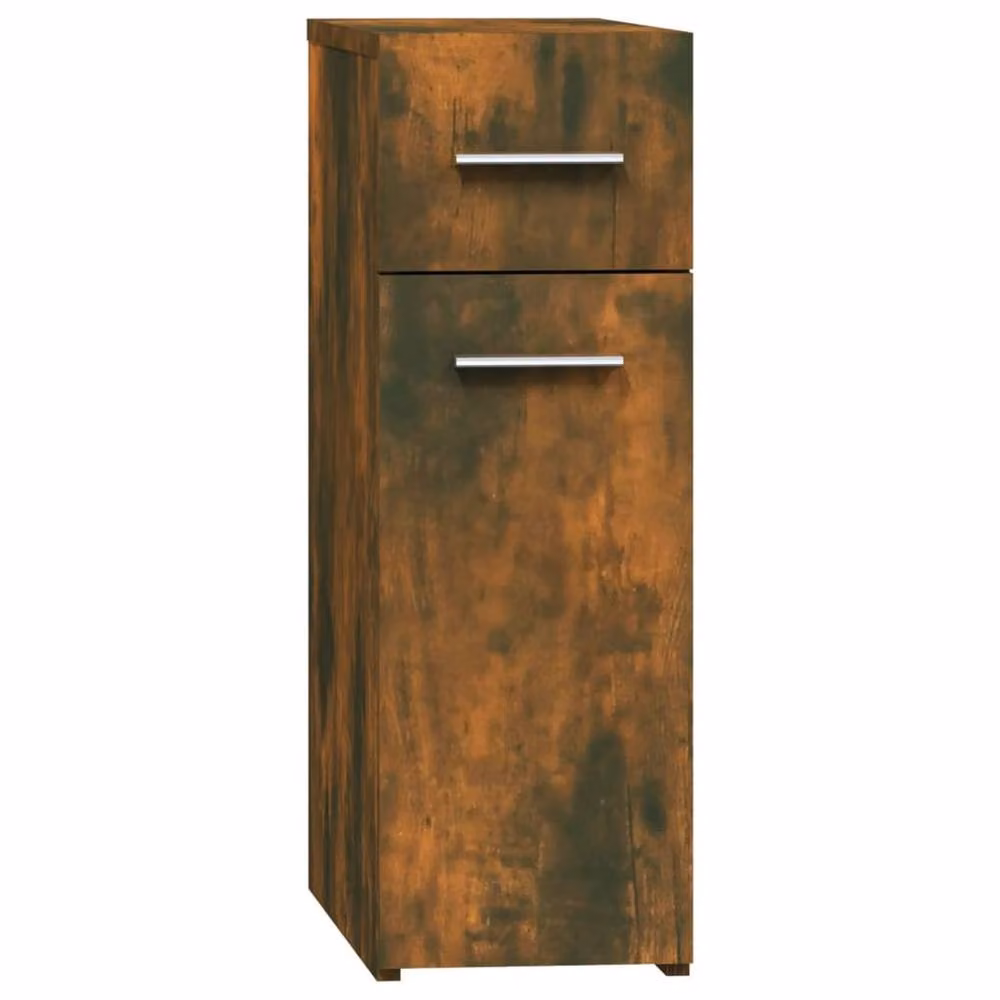 Berkfield Home Premium Apothecary Cabinet in Smoked Oak Brown, W/D/H: 45.5 x 20 x 60 cm – 2