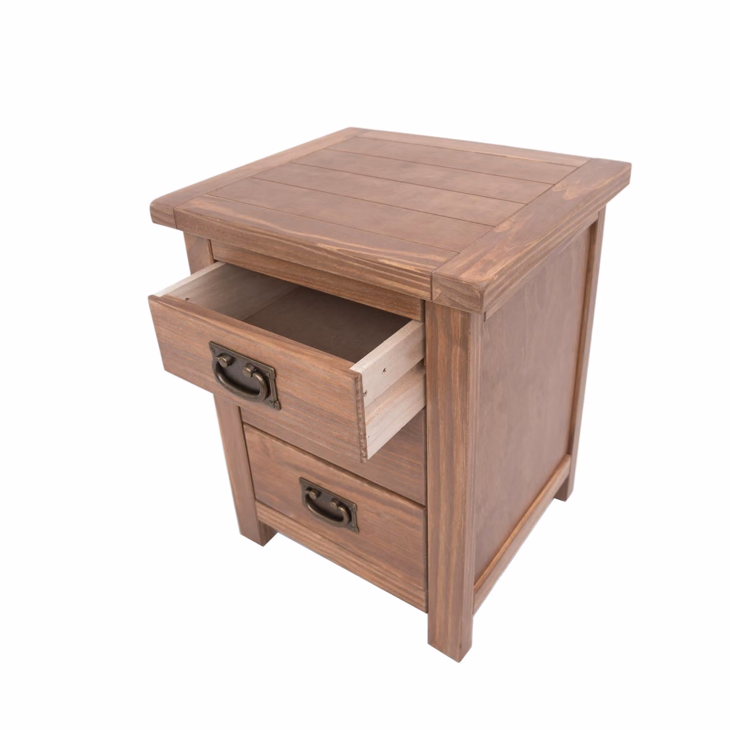 Cabinet Bits Padua 3 Drawer Bedside Cabinet in Light Brown Pine Wood – 2