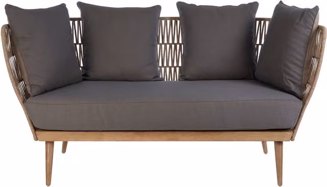 Fifty Five South Scandinavian Grey Rope Sofa – 1
