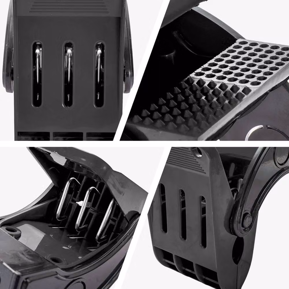 Havendro 4-Piece Heavy Duty Non-Slip Mat Clips in Black – 3
