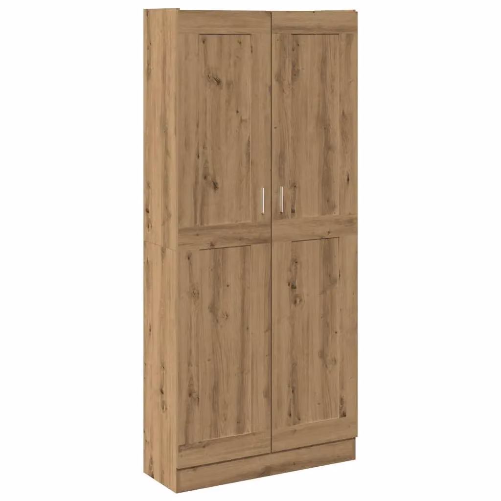 Berkfield Home Artisan Oak Highboard in Brown, W: 82.5 cm, D: 30.5 cm, H: 185 cm – 2