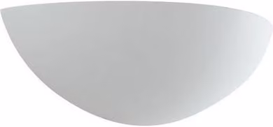 Netlighting Moritz White Paintable Plaster Wall Uplighter with E27 Socket