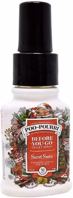 Poo Pourri Secret Santa Before You Go Toilet Spray, White and Multicolour