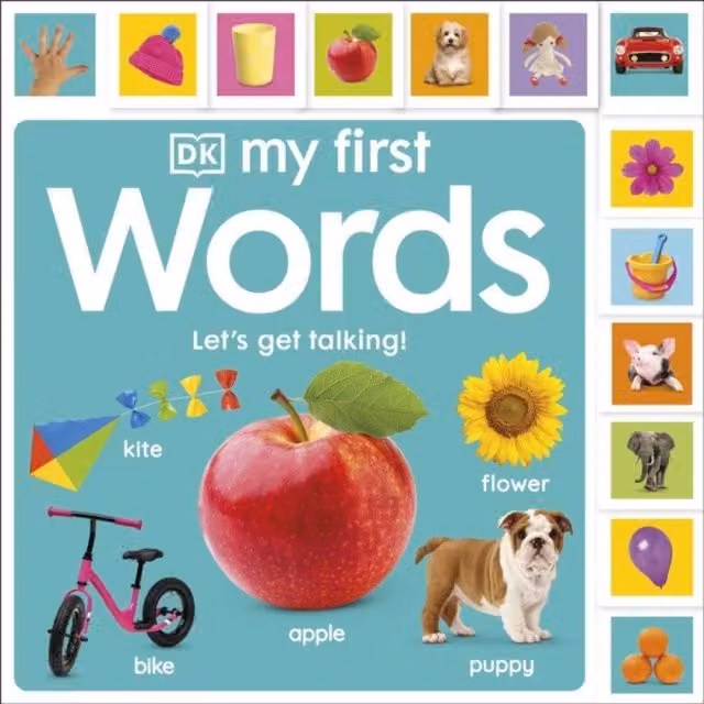 DK My First Words: Let's Get Talking Multicolour Cardboard Board Book