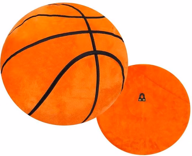 VFM e-Store Orange Basketball Plush Wall Decoration, W: 41 cm, H: 34 cm