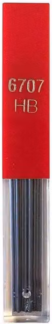 Caran d'Ache Polymere 0.7mm HB Graphite Leads, 12 Pieces, Multicolour