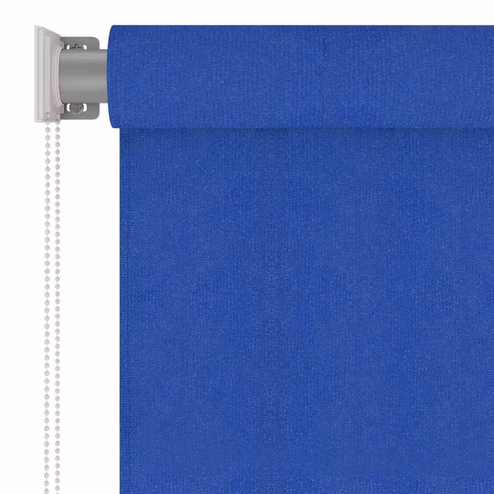 Berkfield Home Outdoor Roller Blind, Blue HDPE, W: 140 cm, H: 230 cm – 3