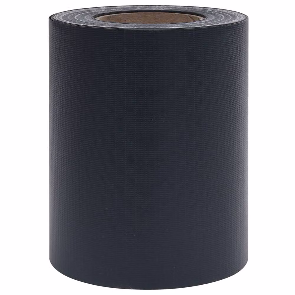 Berkfield Home Matte Dark Grey PVC Garden Privacy Screen Strip with Clamp – 4