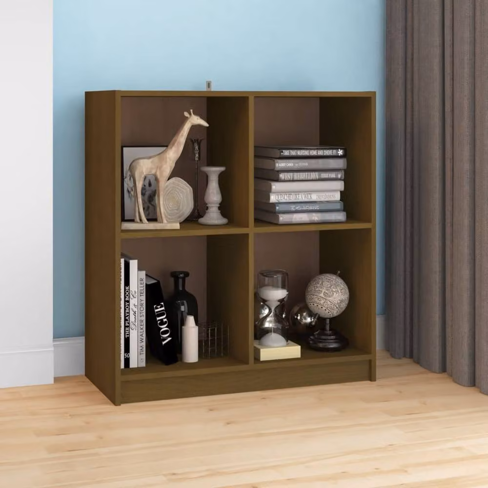 Berkfield Home Modern Solid Pinewood Sideboard in Honey Brown, W/D/H: 70 x 33 x 76 cm – 2