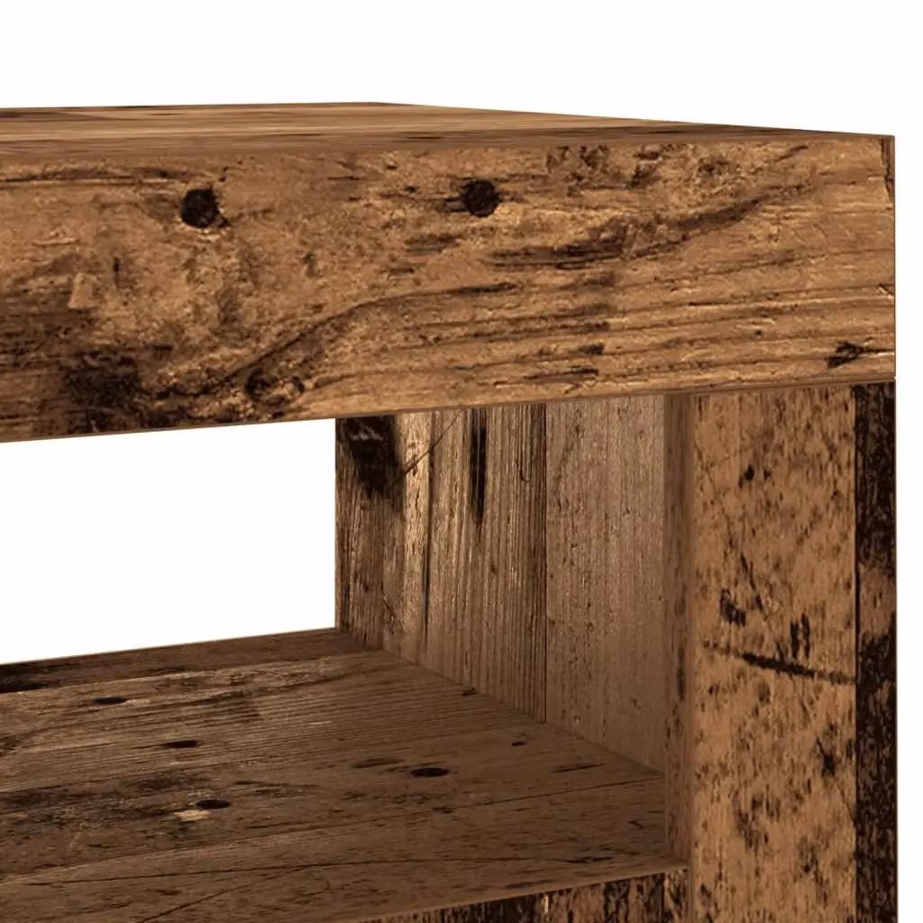 Berkfield Home Modern Sideboard with Integrated LED Lights in Brown, W/D/H: 80 x 35 x 75 cm – 6