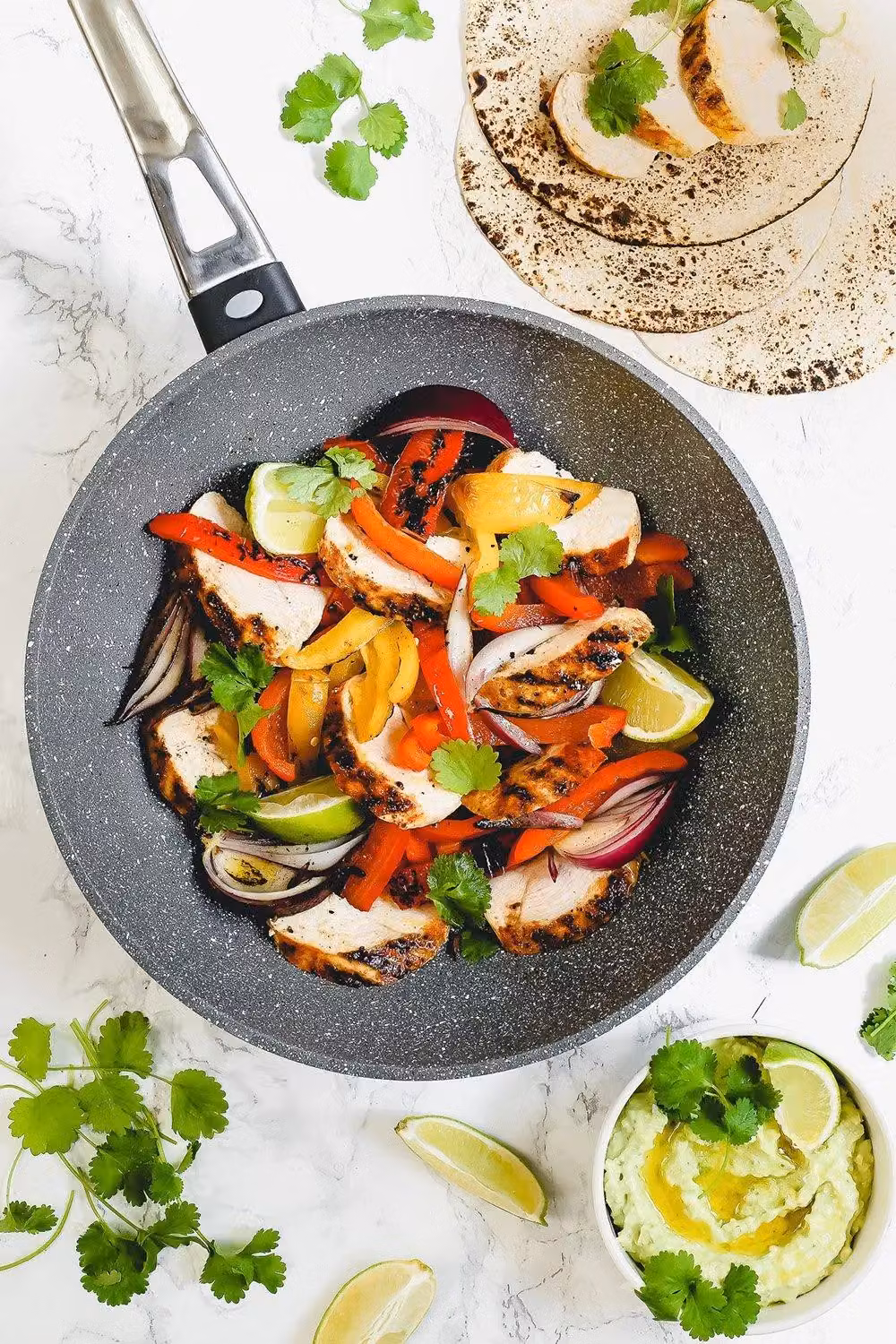 MasterClass Non-Stick Aluminium Wok Stir Fry Pan in Grey – 3