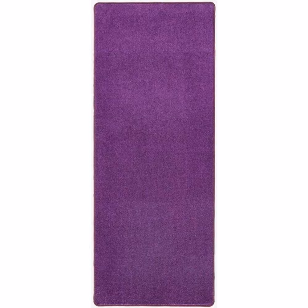 THE RUGS Uni Colours Modern Plain Purple Polypropylene Area Rug, W: 160 cm, L: 240 cm – 4