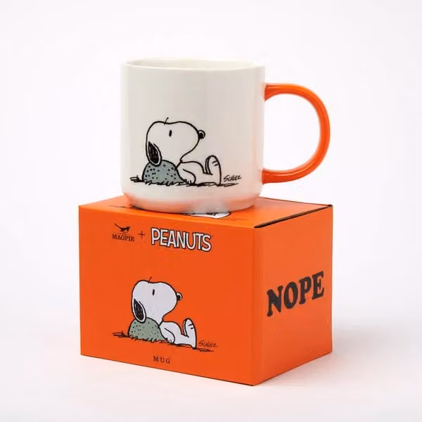 Magpie White Bone China Mug, 330ml