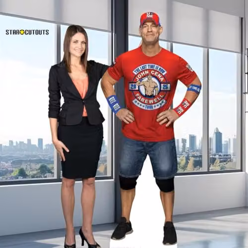 Star Cutouts SC4551 WWE John Cena Farewell Tour Red Shirt Cardboard Cutout for Wrestling Party Decorations and Fan Displays – 2