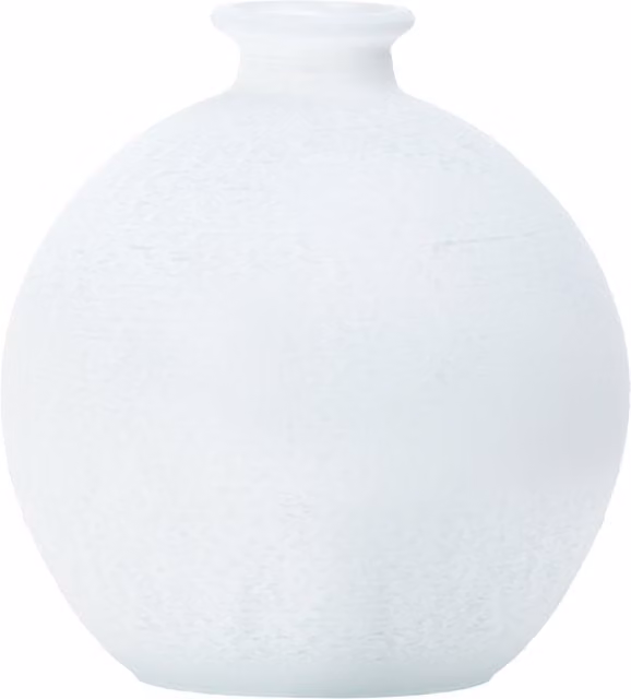Litecraft Small Globe Frosted Glass Table Lamp in White