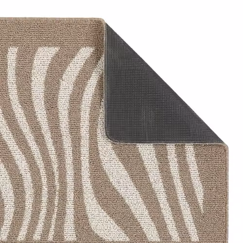 My Mat Sculptured Patterned Waves Mink Rug, W: 100 cm, D: 150 cm – 4