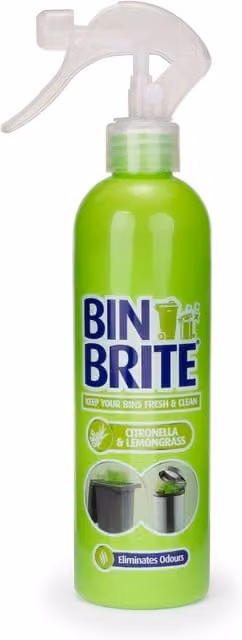 Bin Brite Odour Neutraliser Spray, Citronella and Lemongrass, 400ml – 1