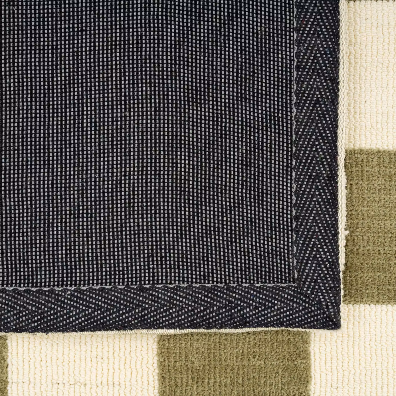 Kukoon Retro Checkerboard Hand Tufted Living Area Rug in Green, W: 160 cm, D: 230 cm – 5