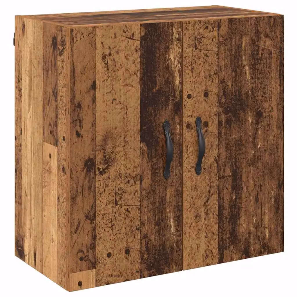 Berkfield Home Wall Mounted Cabinet in Old Wood Brown, W/D/H: 60 x 31 x 60 cm – 2
