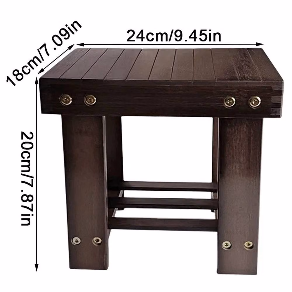 PAWNORA Heavy Duty Step Stool with Tray in Brown – 2