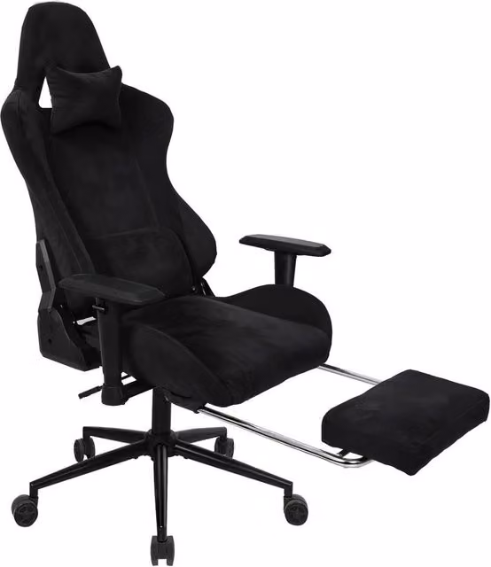 VOGREX Black Ergonomic Executive Chair with Headrest and Height Adjustment
