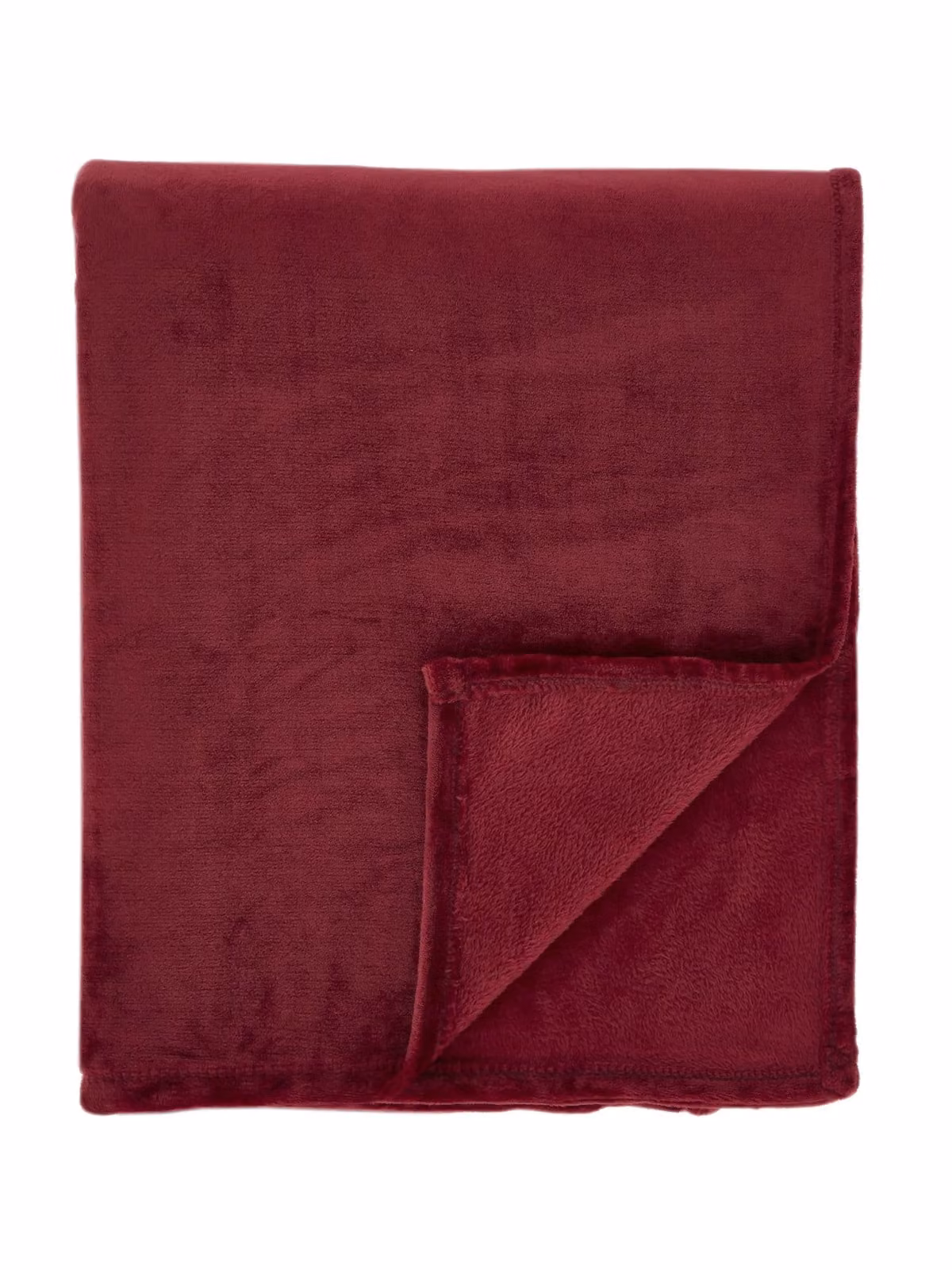 Catherine Lansfield Extra Large Raschel Velvet Touch Blanket Throw in Red, W: 200 cm, D: 240 cm – 3