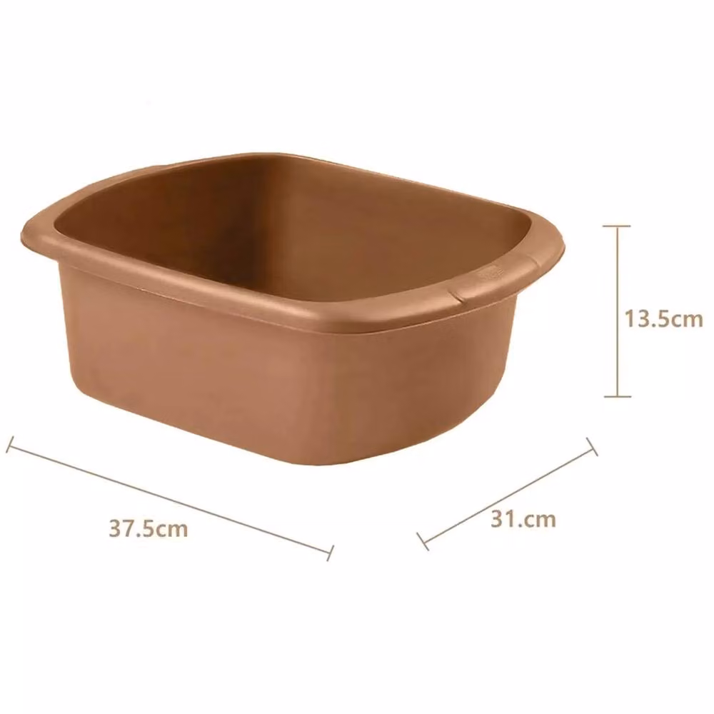 Nordara Rose Gold Washing Up Bowl and Cutlery Holder Kitchen Storage Set – 2