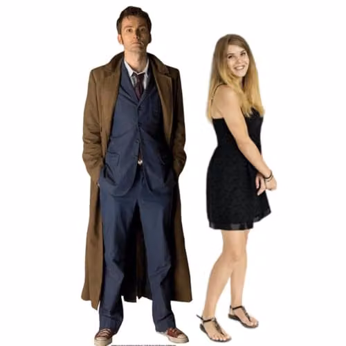 Star Cutouts SC8 Doctor Who Tenth Doctor David Tennant Lifesize Cardboard Cutout, Multicolour