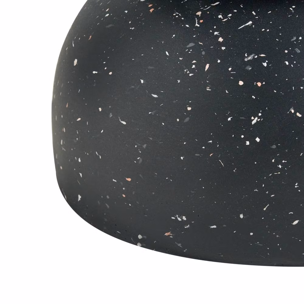 Wyld and Coco Black Terrazzo Hourglass Side Table – 5