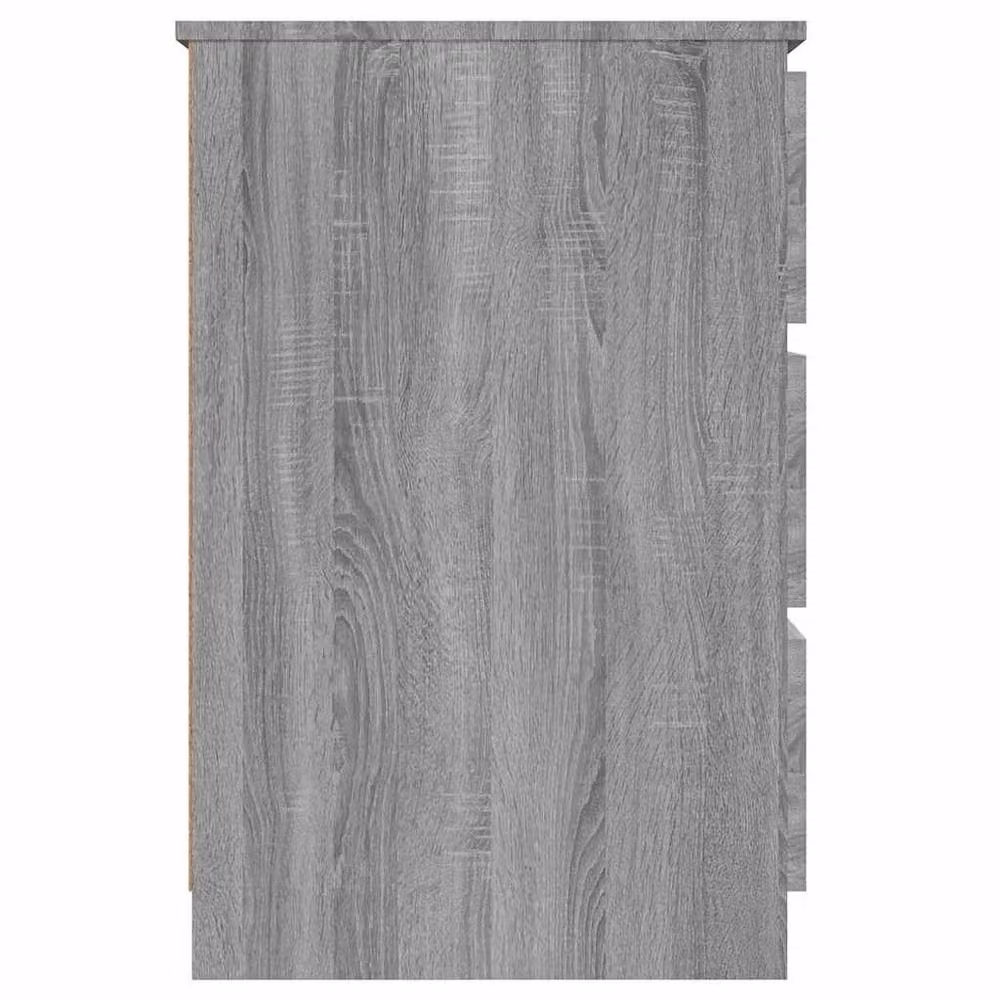 Berkfield Home Modern Grey Sonoma Writing Desk, W/D/H: 140 x 50 x 77 cm – 4
