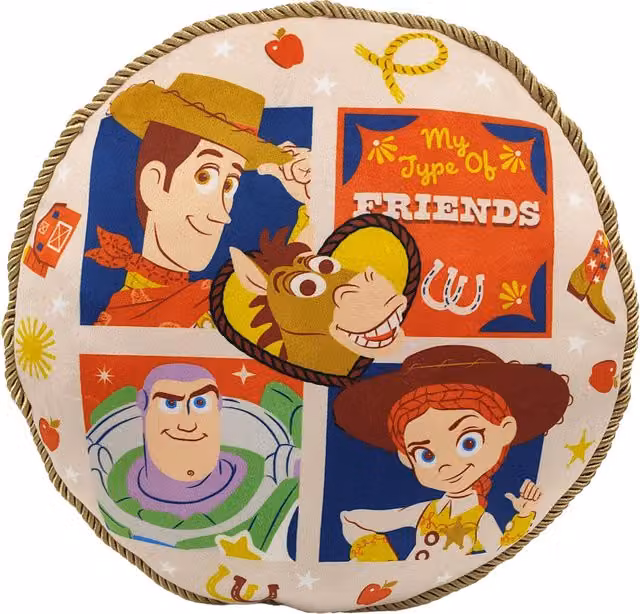 Toy Story My Type of Friends Round Multicolour Cushion