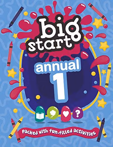 Candle Books Big Start Annual 1 Multicolour Paper Activity Book – 1