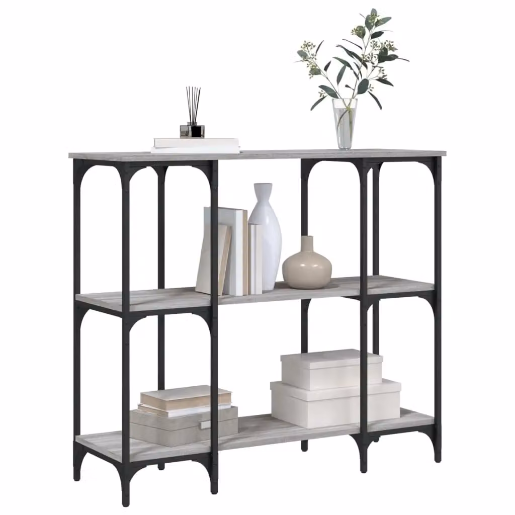 Berkfield Home Grey Sonoma Console Table, W/D/H: 102 x 35 x 90 cm – 3