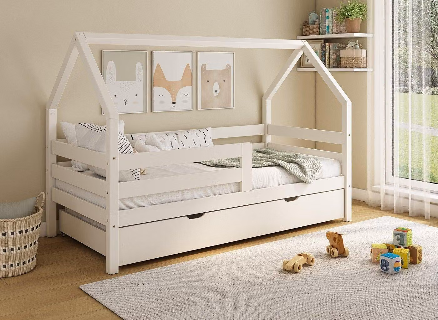 Dreams Myah Kids Solid Wood Bed in White