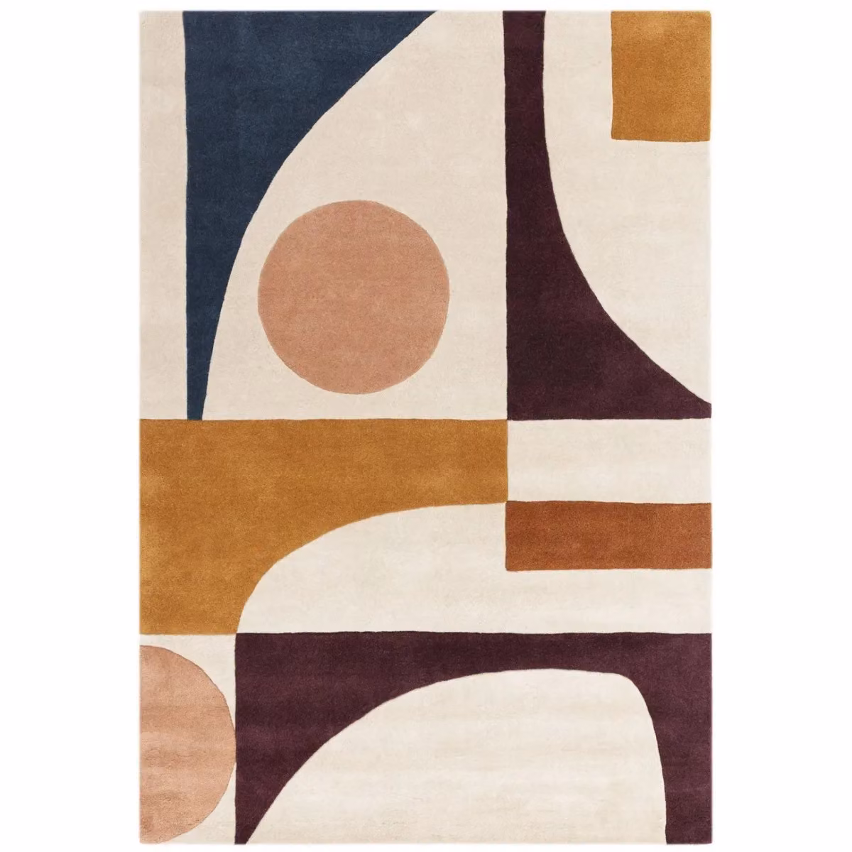 The Rug Shop UK Handmade Wool Modern Abstract Area Rug, Multicolour, W: 200 cm, D: 290 cm – 5