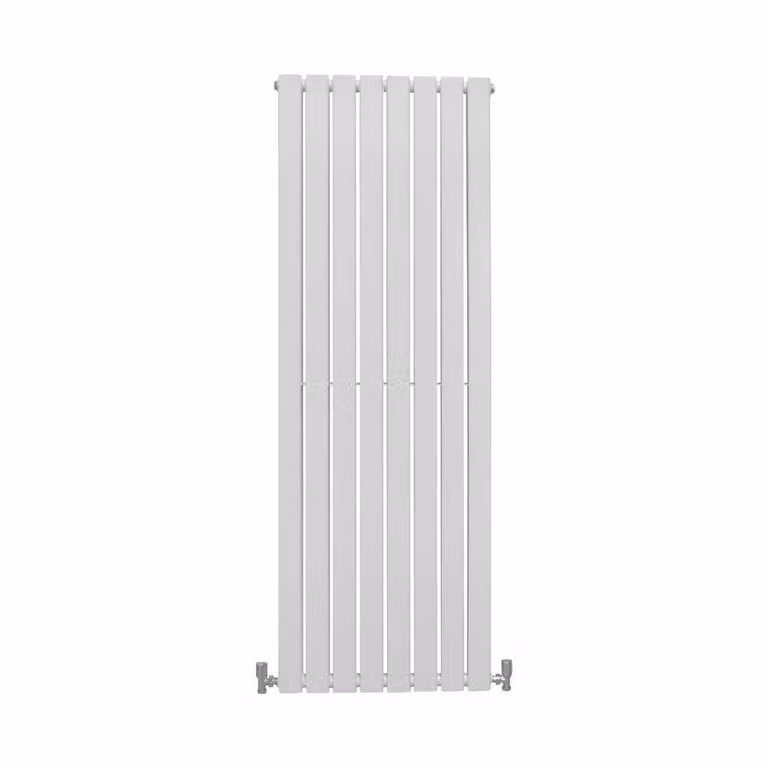 Monstershop Designer Flat Panel Steel Radiator in Gloss White, W: 160 cm, H: 56 cm