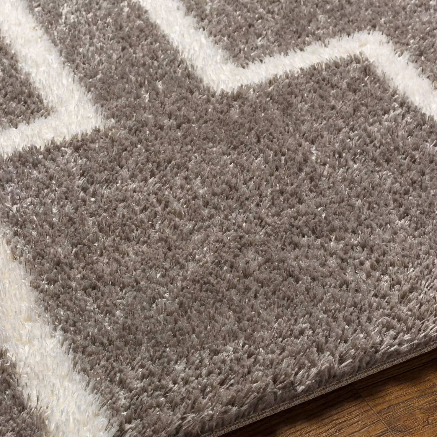 Livabliss Cloudy Shag Modern Soft Plush Pile Living and Bedroom Rug in Dark Grey, W: 160 cm, D: 215 cm – 3