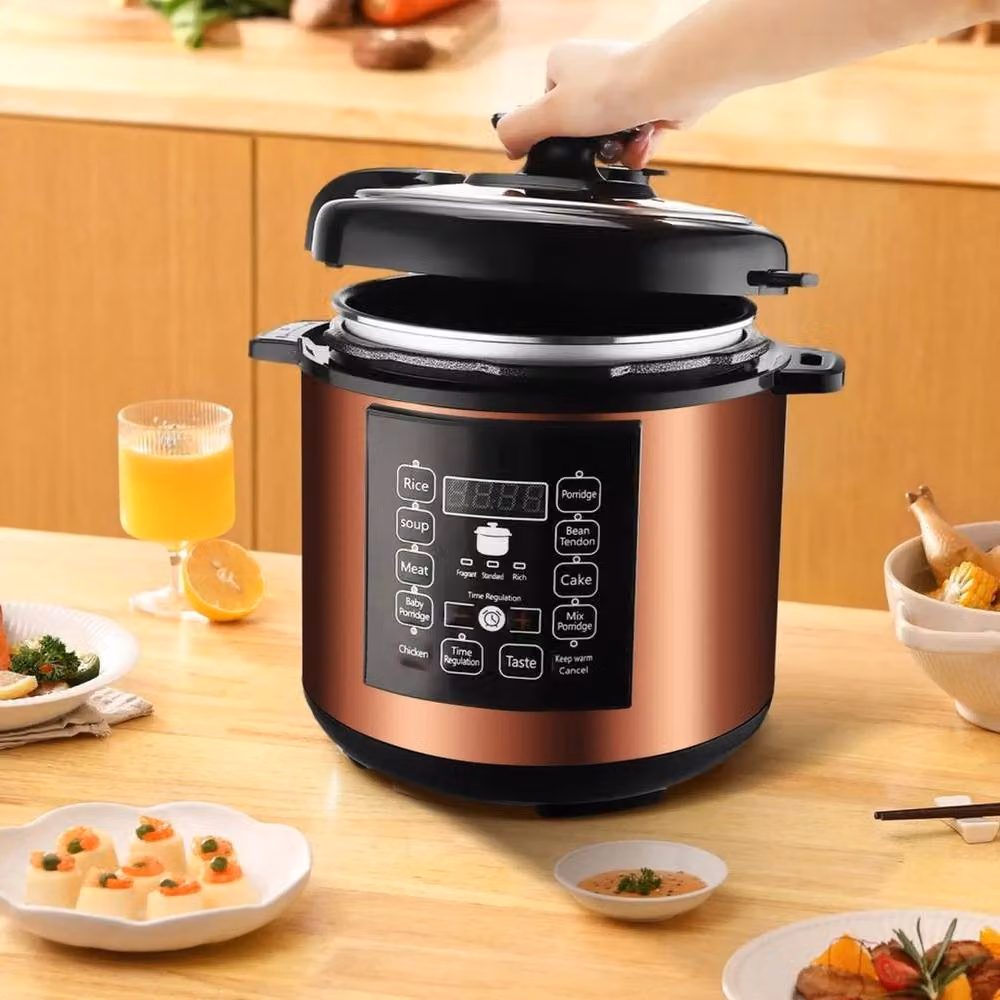 SPETLEK Digital Electric Pressure Multi Cooker with Stainless Steel Finish and Digital Display in Multicolour – 5